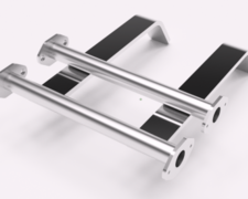 Design & Manufacture Of Bespoke Stainless Steel Gang Plank Brackets