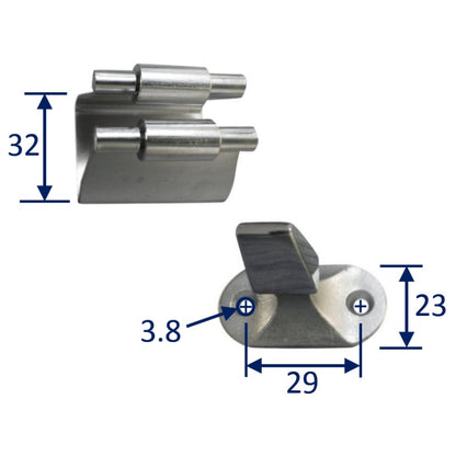 stainless steel door retainer