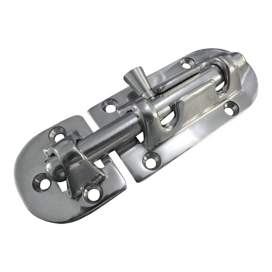 Stainless Steel A4 (316) Cabin Lock / Latch / Locking Hinge 114mm