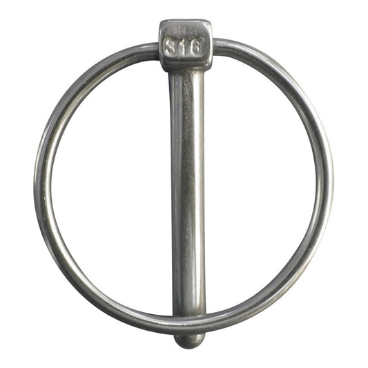 Linch Pins, Stainless Steel,  Available in sizes 4.5, 6 & 7.9