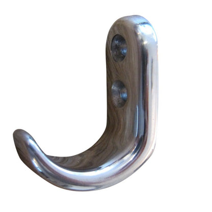 Coat Hook (Polished Marine-Grade Stainless Steel) With Rounded Shape