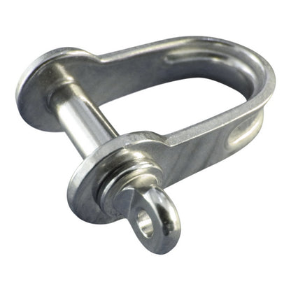 Flat Shackles, Stainless Steel, Sizes M4. M5 & M6