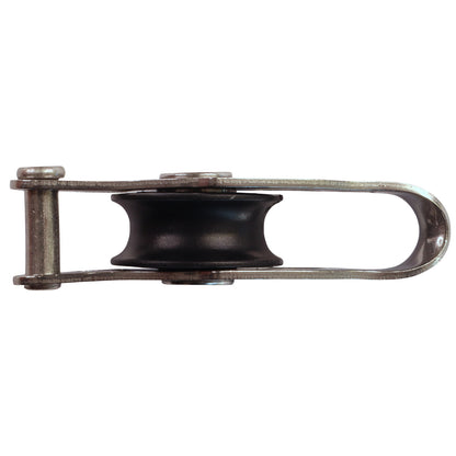 Single Fixed Pulley Block With 20mm Sheave, 316 Stainless Side Plates, Miniox