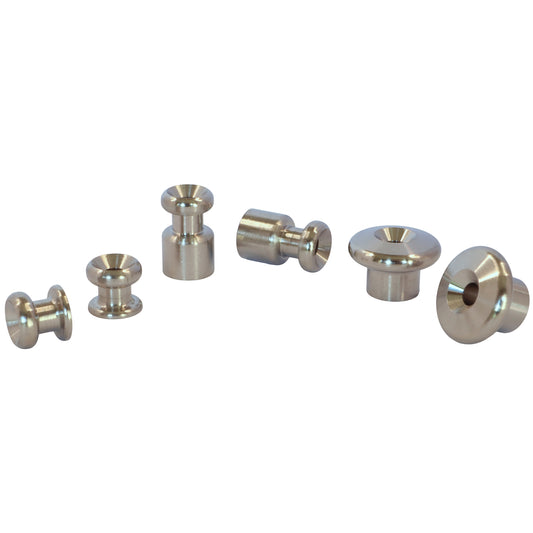 Canopy Tie Down Point, Norwegian Knob, Available in 3 Sizes, 316 Stainless Steel