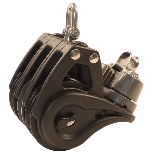 Triple Ratchet Pulley Block With Cam Cleat & Becket, Holt / Nautos