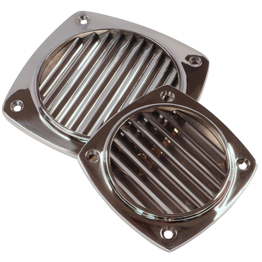 Slotted Square Ventilation Grill, 316-Stainless Steel 2 Sizes Available