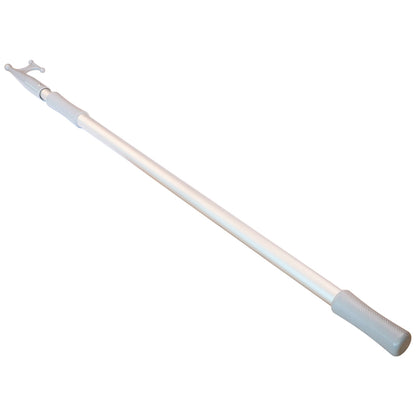 Telescopic Adjustable Boat Hook Silver Aluminium and Plastic, 120cm to 205cm Length