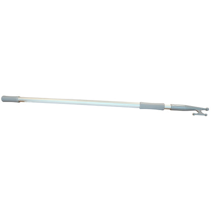 Telescopic Adjustable Boat Hook Silver Aluminium and Plastic, 120cm to 205cm Length