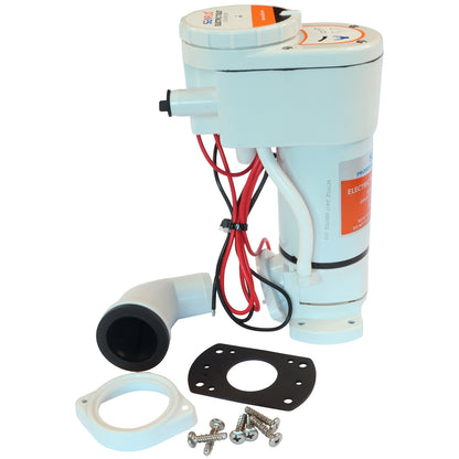 Manual to Electronic Seaflo Toilet Conversion Kit With Built in Macerator – 12V