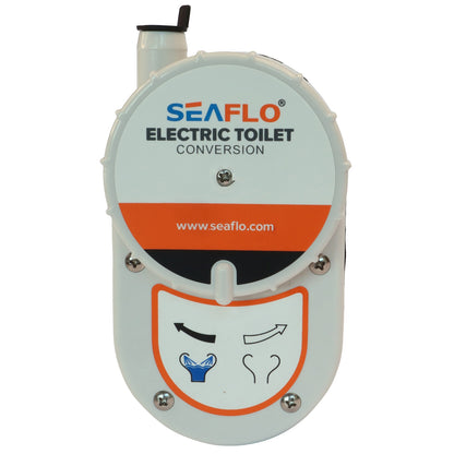 Manual to Electronic Seaflo Toilet Conversion Kit With Built in Macerator – 12V