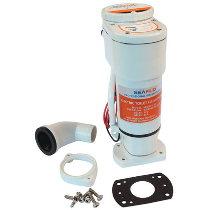 Manual to Electronic Seaflo Toilet Conversion Kit With Built in Macerator – 12V