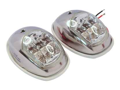 LED Navigation Lamps - Port & Starboard – Sold As A Pair – For Boats Up To 12m - Osculati