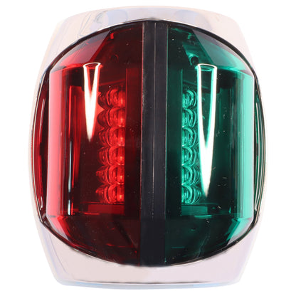 Stainless Steel LED Navigation Light Bi-Colour Port & Starboard Light - Sphera II - Fully Watertight With Sealed 2.3m Wire