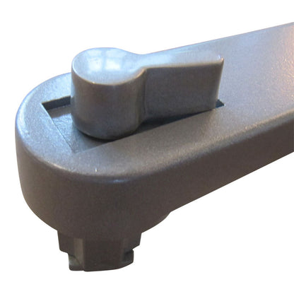 Sailing Winch Handle, Cast Aluminium Construction, Locking Lever