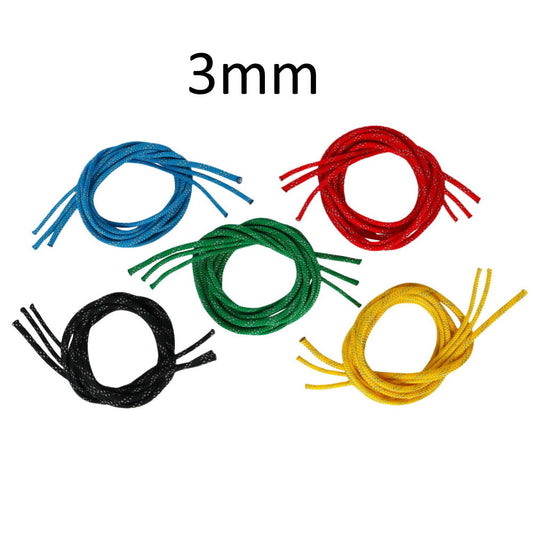 Braided Polyester Dinghy Line With 32plait Polyester Cover, Solid Colour 3mm Diameter (Sold By The Metre)