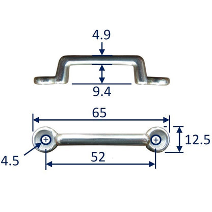 Stainless Steel Strap End / Staple / Securing Bracket