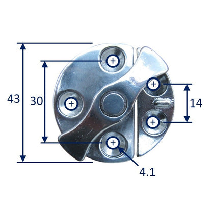 Graveley Catch, Hinged Door Catch Plate, Sash Lock