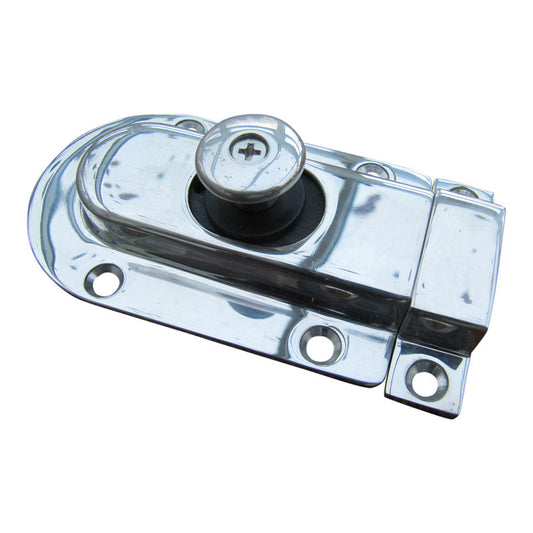 Polished Door Latch, Magnetic Spring Slide Operation