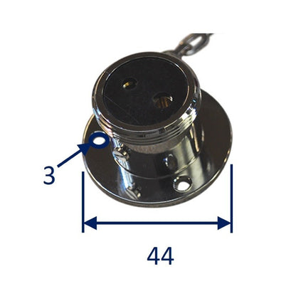 Boat Waterproof Electrical Connector, 5A 2-Pole & 3-Pole