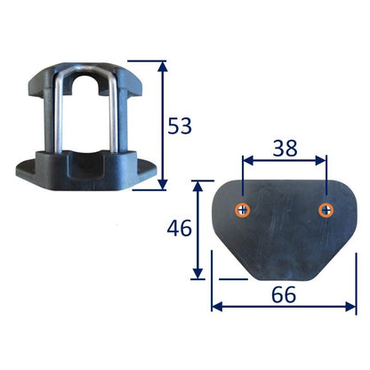 Fairlead for 38mm Cam Cleats