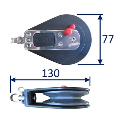 Ratchet Pulley Block (clockwise / port)