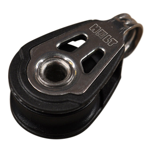 Dynamic 20mm Pulley Block, single fixed.  Line size 2.5 to 6mm