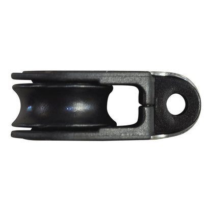 Dynamic 20mm Pulley Block, multi-function with rubber grommet mounting.  Line size 2.5 to 6mm