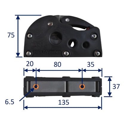 Rope / Line Stopper Clutch, Easy Operation, Single Line Holt XR1