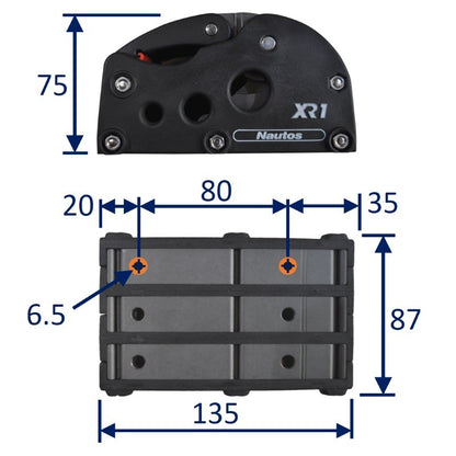 Rope / Line Stopper Clutch, Easy Operation, Tripple Line Holt XR1