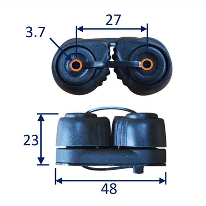 Holt Cam Cleat Composite, Rope Diameter 2mm to 6mm