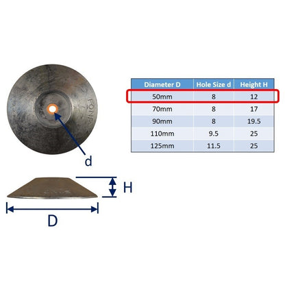 Marine Flange Anode (Zinc)