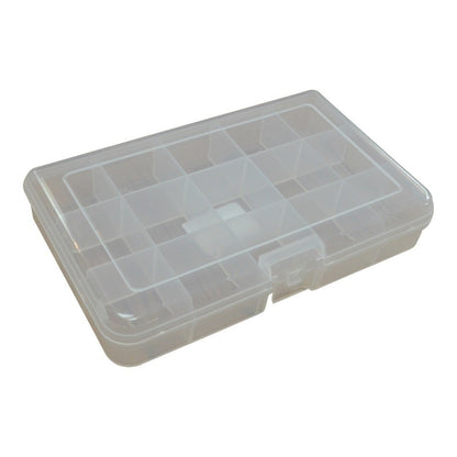 Plastic Kit Box, 165x100x31mm External Size, 15 Compartment