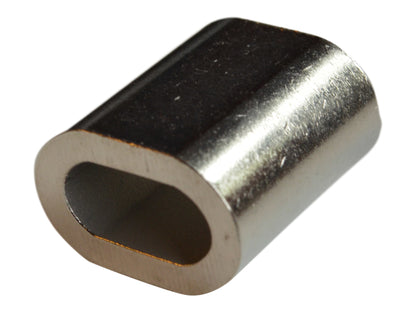 Wire Rope Ferrule, 316 Stainless, Marine Grade Ferrule