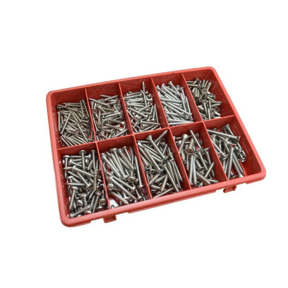 Kit Box Of 316 Stainless Posi-Drive Self Tapping Screws: Larger Sizes