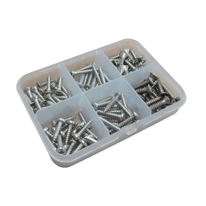 Kit Box Of 316 Stainless Posi-Drive Self Tapping Screws: Smaller Sizes