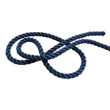 Marine Rope, Polyester 3-Strand Navy Rope (Sold By The Metre)