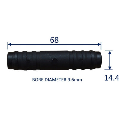 Plastic Straight Connector / Hose Joiner