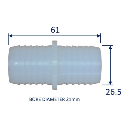 Plastic Straight Connector / Hose Joiner