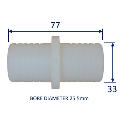 Plastic Straight Connector / Hose Joiner