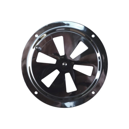 Round Stainless Steel Vent, 125mm Diameter, With Closing Action