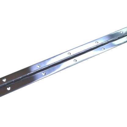 Stainless Steel Continuous Hinge / Piano Hinge, (sold by the metre) Up To 2m Continuous Length