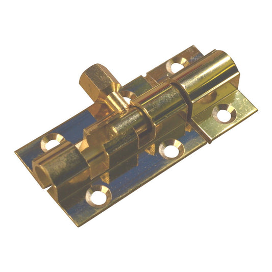 Brass Marine Latch Bolt 38mm / Barrel Bolt / Boat Locker Latch