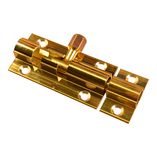 Brass Marine Latch Bolt 50mm / Barrel Bolt / Boat Locker Latch