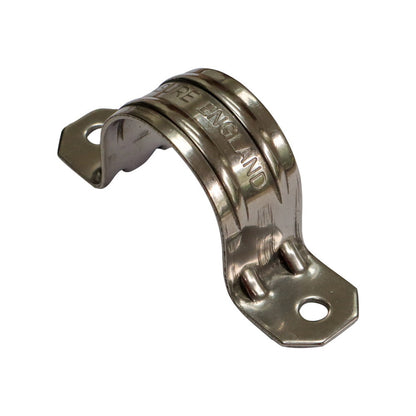 Bracket For 1.25 Inch Tube Or Stanchion.  316 Stainless Construction, With Reinforcing Ribs