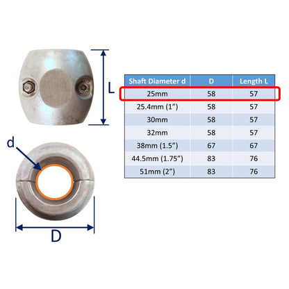 Aluminium Shaft Anodes To Protect Your Boat From Corrosion, In Brackish Water