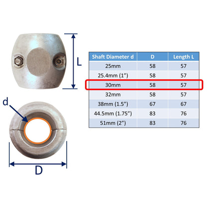 Aluminium Shaft Anodes To Protect Your Boat From Corrosion, In Brackish Water