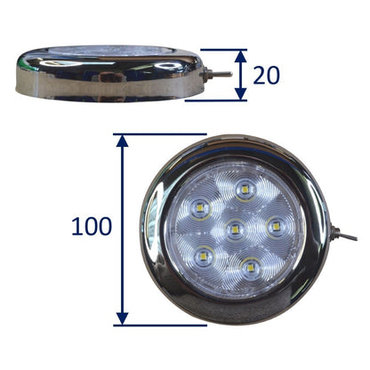 Boat LED cabin light / ceiling light with switch