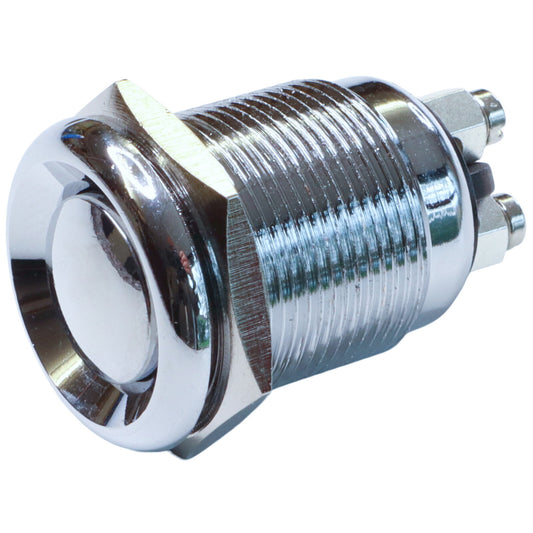 Stainless Steel Momentary Push Switch 20Amp Current Capacity With Screw Terminals