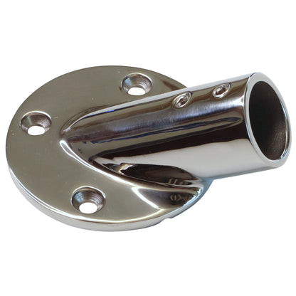 Tube Mounting Support, Flanged 316 Stainless Steel 30-Degree Tube Mounting Socket For 22mm Tube