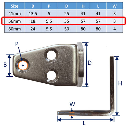 Triangular Corner Brace, Angle Bracket, Connecting Bracket In 304 Stainless